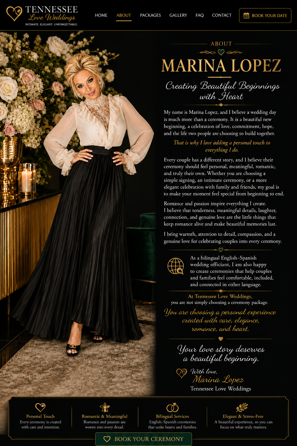 About Marina Lopez | Tennessee Love Weddings